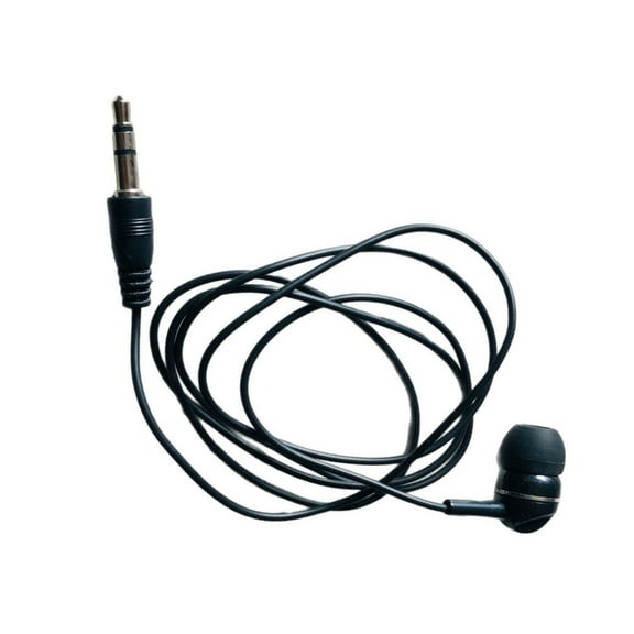 Jindis 3.5mm Earphones Single Side Earphone Single Side Headphones Corded Headsets in Ear Heavy Bass Earbud Noise Isolating