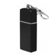 thumbnail image 1 of Cenicero portátil tipo extraíble con marco de metal para viajes al aire libre, mini cenicero para acampar con llavero, negro Inevent HA6093-01B, 1 of 6