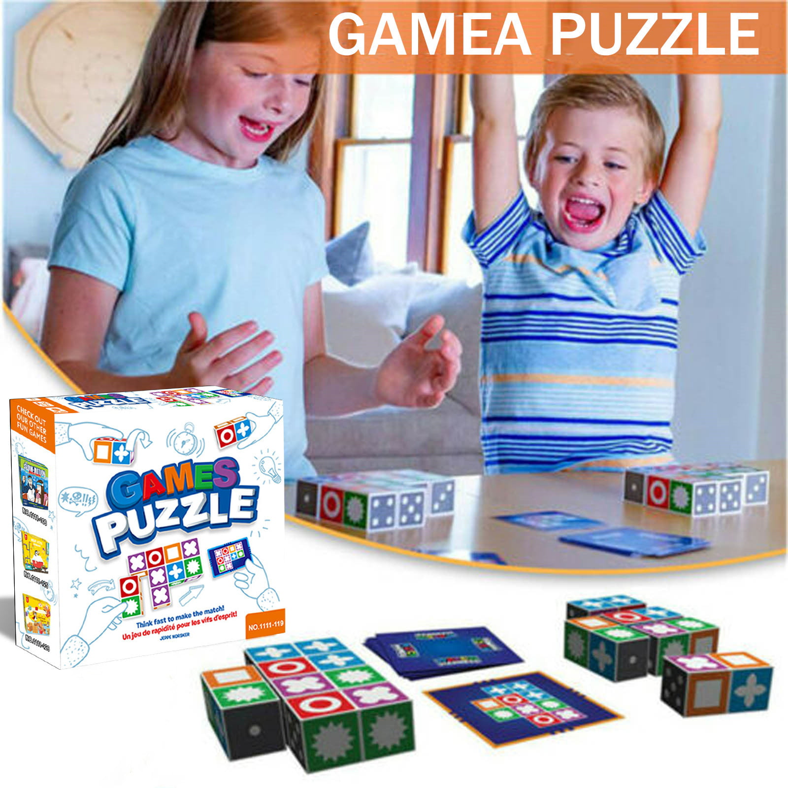 Games Puzzle Board Game Children Matching Toys Intelligence Development Toy Kit 