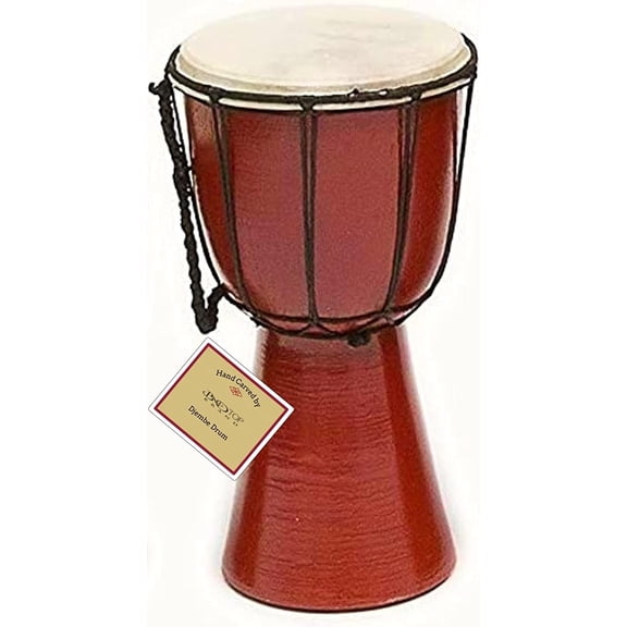 Drums Djembe Drum Djembe jembe is a Rope- goat skin Covered Goblet Drum Played by Hands West Africa style 8x16