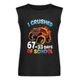 thumbnail image 5 of I Crushed 100 Days of School Men'S Muscle T-Shirt, Sleeveless, Muscle Tank Tee Top L, 5 of 7