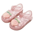 thumbnail image 4 of Gubotare Kids Sandals Girls Girls Princess Mary Jane Flats for Dress Up, Dance Party, Cosplay - Jelly Shoes Size 7 (Pink,Toddler 7), 4 of 5