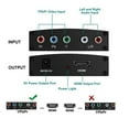 thumbnail image 4 of NARABB Component To Converter, PORTTA YPbPr To Adapter + R/L Audio Extractor, 4 of 9