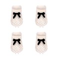 thumbnail image 4 of keepw Winter Pet Bowknot Clothes Small Medium Animal Coat Breathable Simple Design Solid Color Plush Warm Vest Clothing Gift M, 4 of 6
