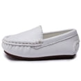 thumbnail image 3 of Odema Toddler Boys Soft Split Leather Slip-On Loafer Boat Dress Shoes, 3 of 7