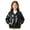 Black, variant on Liyamei Kids Zip Up Collared Jacket with Lapel for Fall Fashion Outerwear Size 4-5 Years