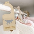 thumbnail image 6 of Dinosaur Baby Closet Divider Wooden Baby Closet Organizers Hanging Animal Closet Dividers for Newborn Baby Shower, 6 of 13