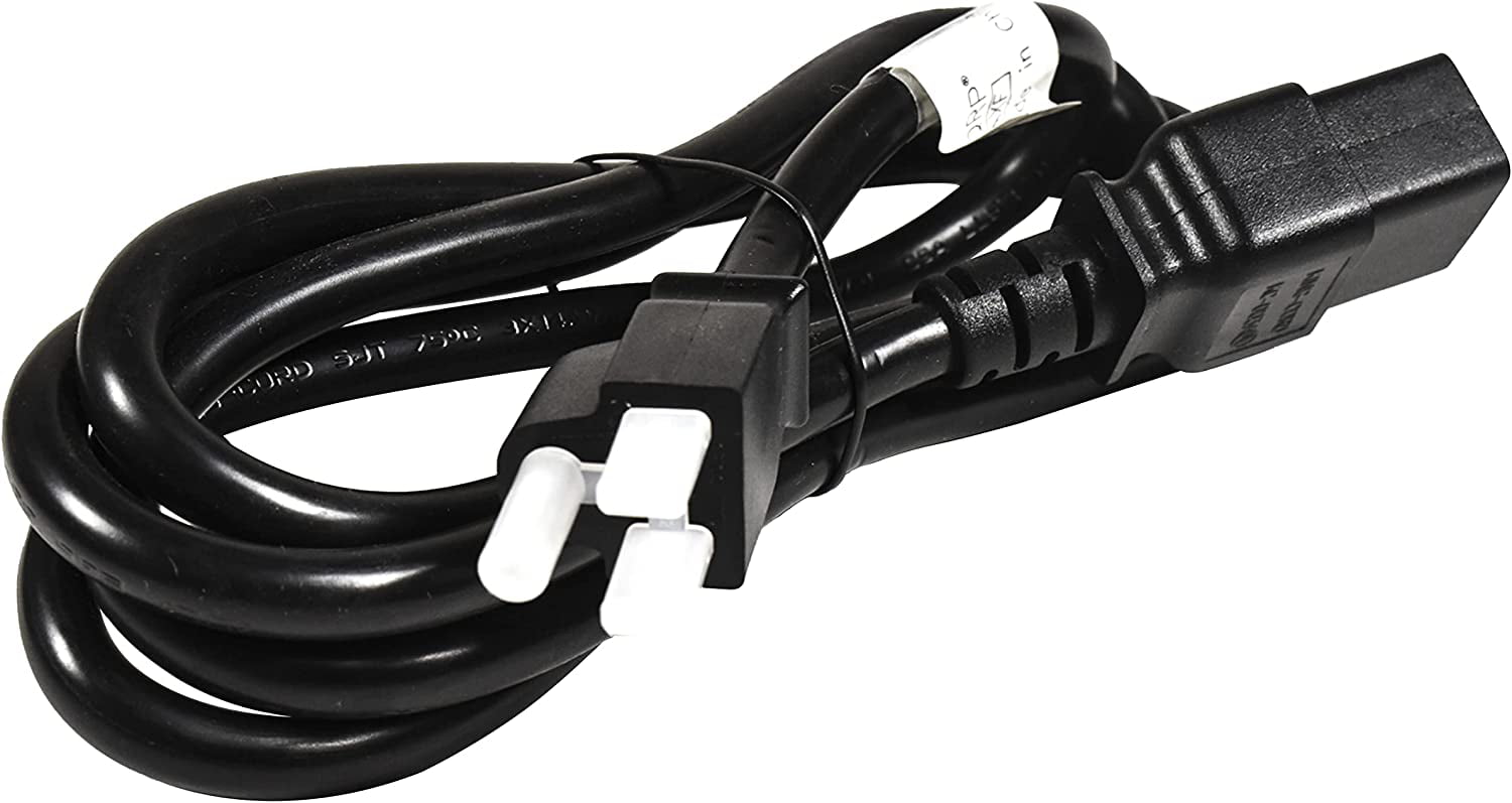 HQRP Coaster HQRP 6ft Rectangle AC Cord for Dell Precision 690 2R328 Tower Mains Cable Power