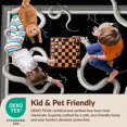 thumbnail image 4 of Design&I 4'x6' Ultra Soft Area Rug, Snake Animal Print Abstract Serpent With Modern Geometric Border None Fluffy Washable Non Shedding for Bedroom Living Room Home Office, 4 of 7