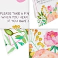 thumbnail image 5 of Floral Baby Shower Clothespin Game For Girl, Don't Say Baby Theme with 60 Pink Clothes Pins and 8x10-Inch Sign, 5 of 9