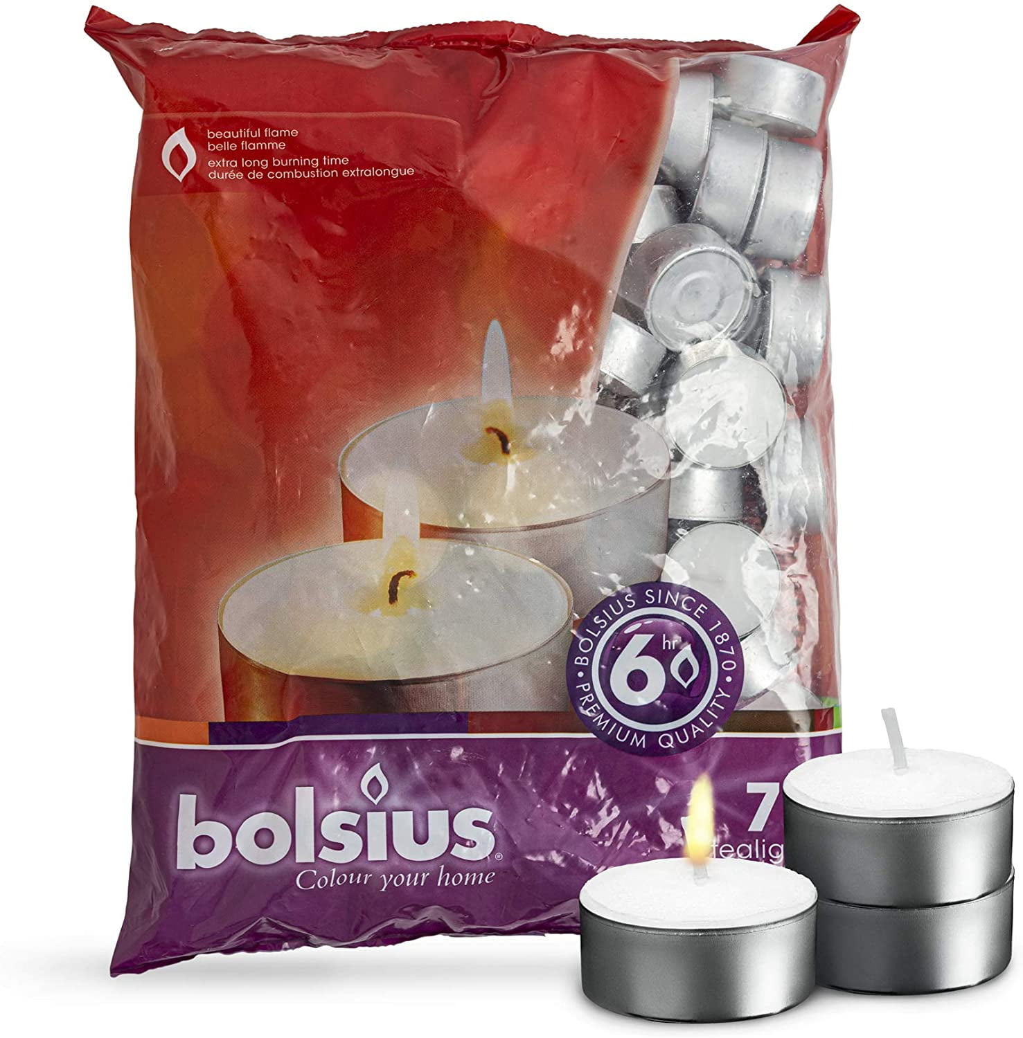 90 x Bolsius Long Burn 8 Hour TeaLights Professional Candles Catering Restaurant 