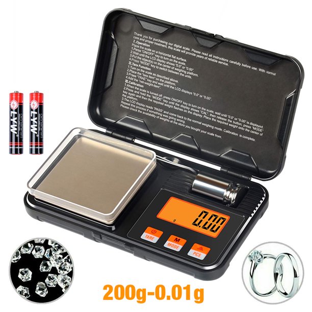 Mascarry Mini Digital Pocket Scale 200g X 0 01g Jewelry Scale Gram Silver Gold Pocket Size G Oz Ozt Ct Gn Dwt Modes Walmart Com Walmart Com