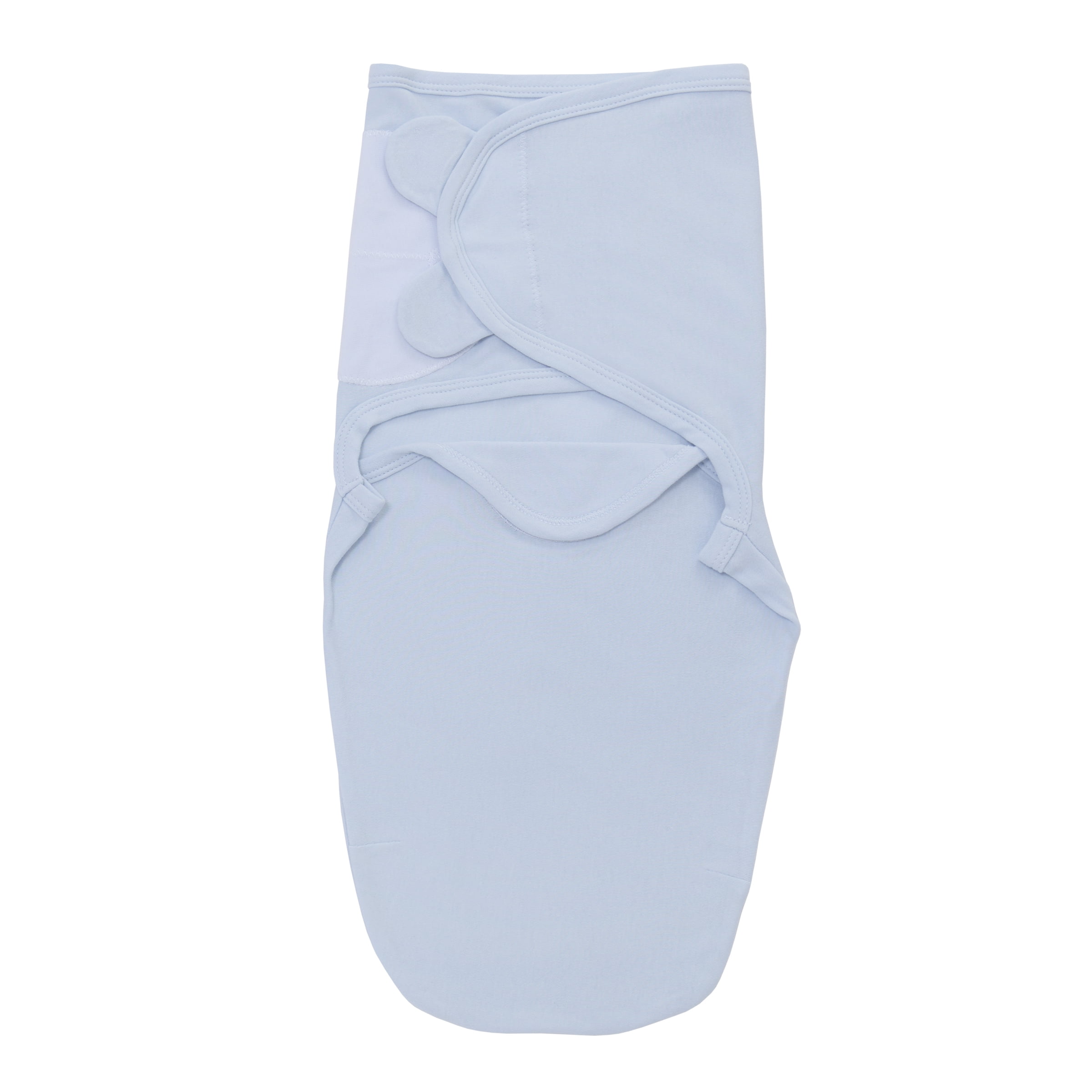 Parent's Choice 100% Cotton 3-Pack Adjustable Baby Wrap Swaddles for Boys, Solid Colors, 22" x 27"