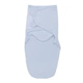 thumbnail image 4 of Parent's Choice 100% Cotton 3-Pack Adjustable Baby Wrap Swaddles for Boys, Solid Colors, 22" x 27", 4 of 11