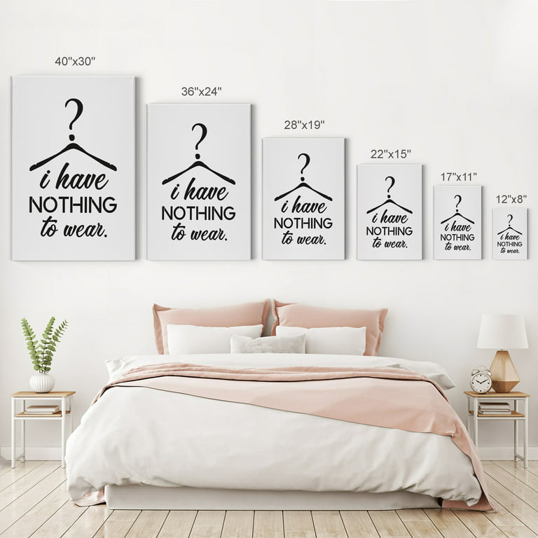 Smile Art Design Inspirational Quotes 2 Pieces Set Glam Fashion Canvas Wall  Art Print Office Bathroom Teen Girls Room Women Dorm Bedroom Living Room  Wall Decor Ready to Hang (36x24)x2 