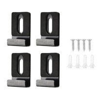 TNOBHG Wall Mount Mirror Bracket Metal Mirror Clips Wide Channel Mirror Hanger Clip Kit for Rustproof Load-bearing Wall Mounting Large Heavy Retainer Clips