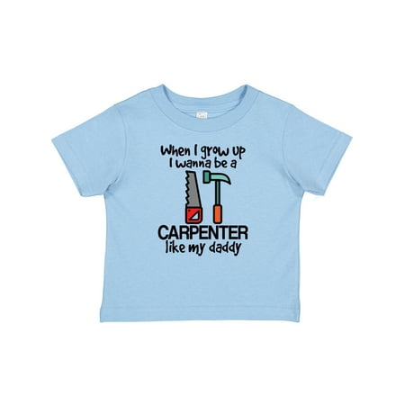 

Inktastic Future Carpenter Builder Like Daddy Gift Baby Boy T-Shirt