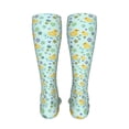 thumbnail image 6 of Kdxio Duck Cartoon Funny Silky Novelty Funky Long Knee High Socks Soft 3D Print Cosplay Crazy Stockings for Men Women, 6 of 8