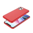 thumbnail image 4 of iPhone 11 Pro Max Case, Takfox iPhone11 Pro Max Protective Case, [Frosted] Shockproof Liquid Silicone Gel Rubber Case Soft TPU Bumper Ultra Thin Matte Phone Case Cover For iPhone11 Pro Max, Red, 4 of 6