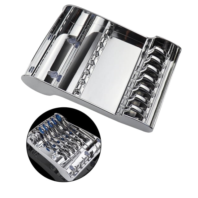 Organizador de tijeras shamjiam resistente plata