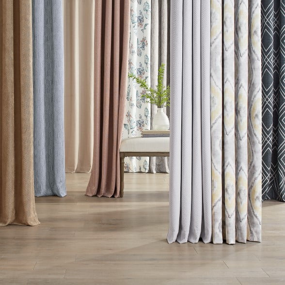 Eclipse Allure Draft Stopper, 100% Blackout Grommet Top Curtain Panel, Blush Pink, 50 x 63