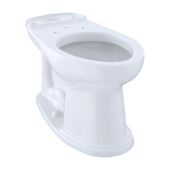 Toto Dartmouth Two Piece Elongated Universal Height Toilet Bowl Only 1.28 and 1.6 GPF in Cotton White