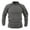 Gray Hoodless Pullover Sweatshirts for Men, variant on Mens Hoodless Pullover Sweatshirts Padded Blouse Casual Basic Raglan Sleeve Shirts Fashion 2025 Trendy Classic Solid Design Crew Neck Tops Black M