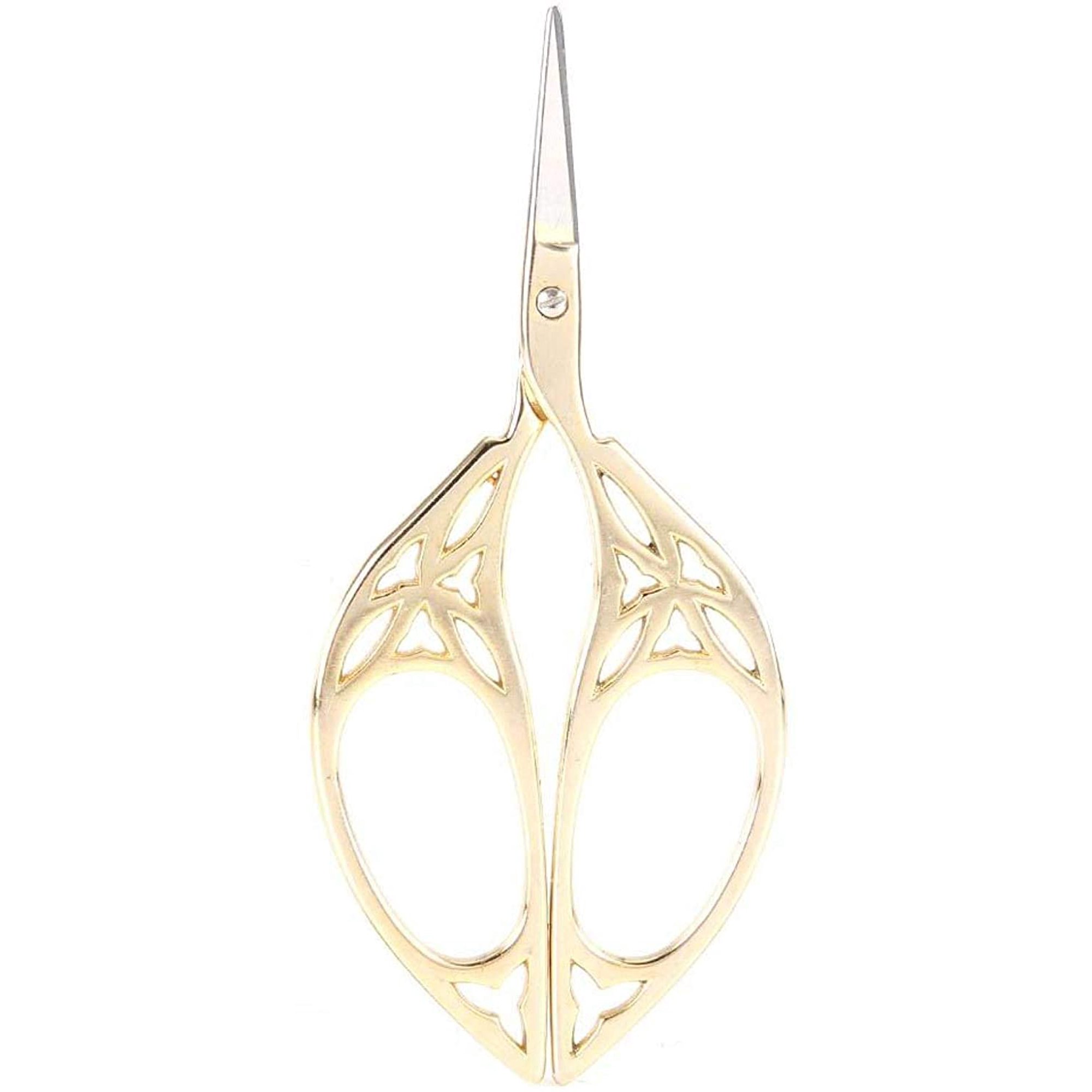 European Scissors, Stainless Steel Vintage Leaf Scissors