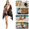 thumbnail image 5 of Gothic Skull Lover Oversized Beach Towel XL Pool Camping Swim Towels 32''x63'' Soft Blanket Accessories Must Vacation Necessities Adult, 5 of 7