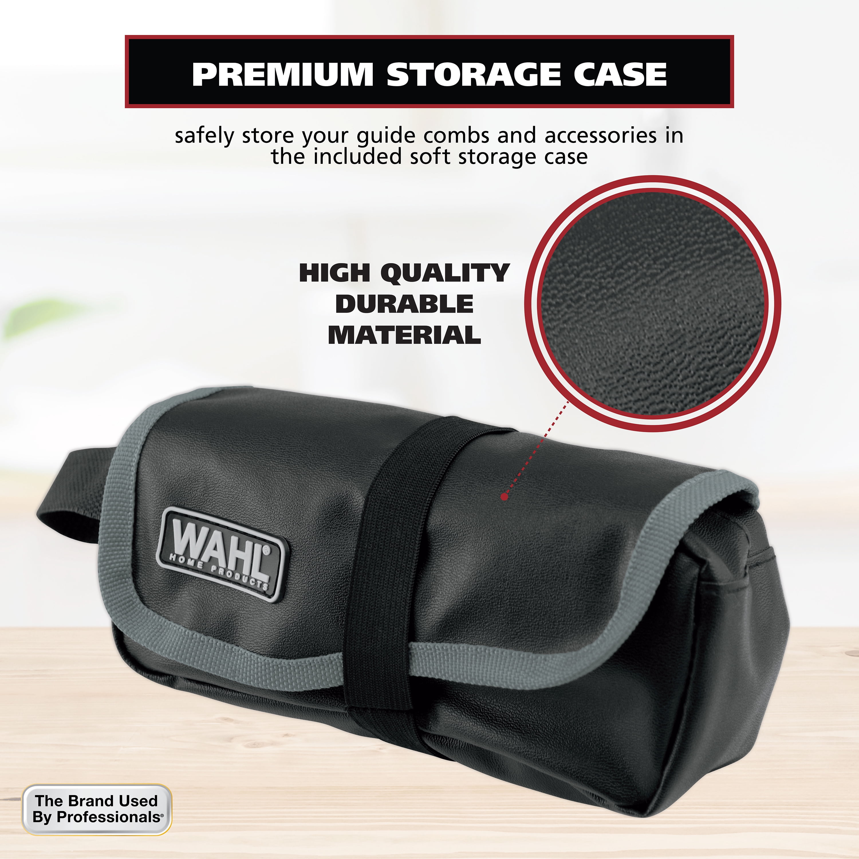 Wahl Edge Pro Corded Trimmer, Ultra-Close T-Blade, Bump-Free Men's Hair Cutting Kit,  9686-300