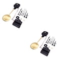 thumbnail image 3 of Kearding Clock Movement Set Anti-Rust Solid Metal Kit Household Shaft Replacement DIY Repairing Crafts Replacing Parts Pendulum 31.00*8.00*7.00 cm 2piezas, 3 of 6
