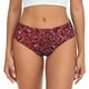 thumbnail image 1 of Fotbe Red Glitter Calzones Estampados para Mujer – Ropa Interior de Algodón, Cómoda, Suave y Elástica-XX-Large, 1 of 6