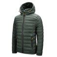 thumbnail image 2 of FRSASU Men Jacket Clearance,Winter Cotton Padded Jacket Hooded Cotton Padded Wear, 2 of 3