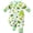 Green, variant on Unisex Giraffe Baby Jumpsuit, 100% Cotton with Snap Closure