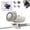 White, variant on Car Clip On Air Conditioner, 2026 Car Clip On Air Conditioner Fan with LED Display - 360° Rotation, USB Rechargeable, 199 Speeds Adjustable, 16℃ Semi-Cooling Wide Clamp for Any Scenario