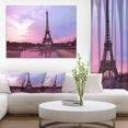 thumbnail image 1 of Paris Eiffel Towerin Purple Tone, 1 of 3
