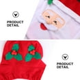 thumbnail image 2 of Toyvian Christmas Toilet Cover Set Red Flannel Santa Claus Home Decoration, 2 of 5
