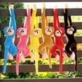 thumbnail image 2 of Nuevo mono de peluche de brazo largo de color para niños, lindos regalos de peluche, mono de cortina de animales, juguetes colgantes, decoración Creat R1x1, 2 of 5