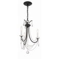 thumbnail image 2 of Crystorama Lighting - Karrington - 3 Light Mini Chandelier In Traditional, 2 of 8