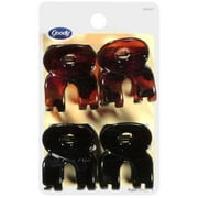 Goody G Claw Clips Keyhole 4 count (Pack Of 3)