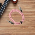 thumbnail image 4 of Cable de audio para guitarra eléctrica, de PVC, 3 m, para bajo, conector jack de 6,5 mm, para guitarra, tarjeta de sonido móvil, 4 of 6