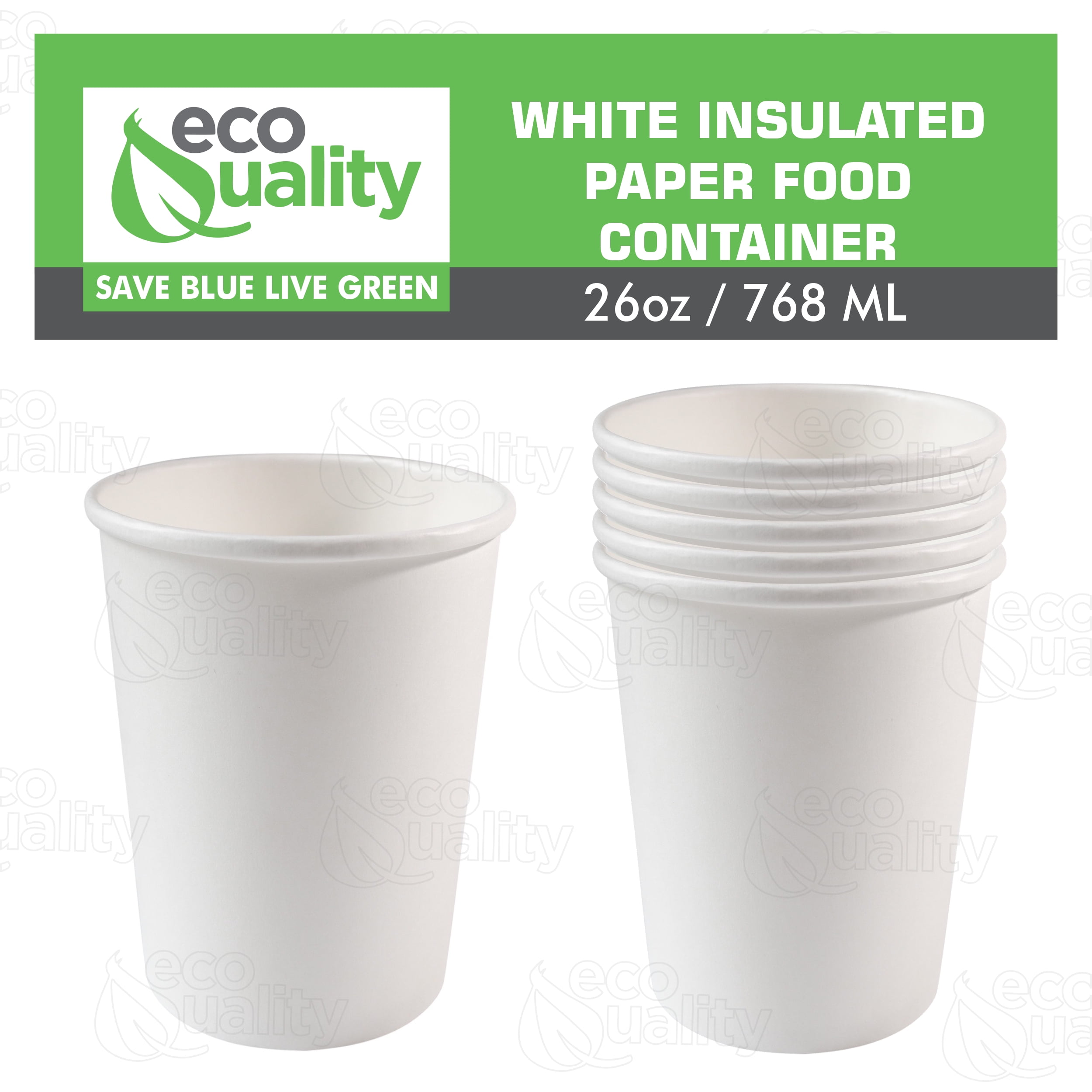 Soup Container(Size:26OZ/With Cover) - ECO BAITA