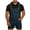 Dark Blue, variant on Men's Denim Overalls Pocket Front Adjustable Straps Sleeveless Washed Rompers Overall Shorts