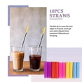 thumbnail image 3 of 10pcs Assorted Colors Reusable Silicone Straws Tips Covers for 0.24inch 6mm Stainless Steel Drinking Straw, 3 of 4