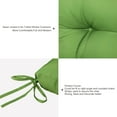 thumbnail image 6 of ARTPLAN Outdoor Chair Cushions,Set of 4,19"x19"x4" Patio Seat Pad Cushions with Ties,Wicker Tufed Outdoor Cushions for Patio Furniture,Green, 6 of 8