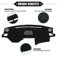 thumbnail image 3 of Unique Bargains Car Dashboard Cover Mat Compatible for Subaru Legacy 2015-2019, Protective Polyester Center Console Interior Trim Dash Board Mat Black, 3 of 7