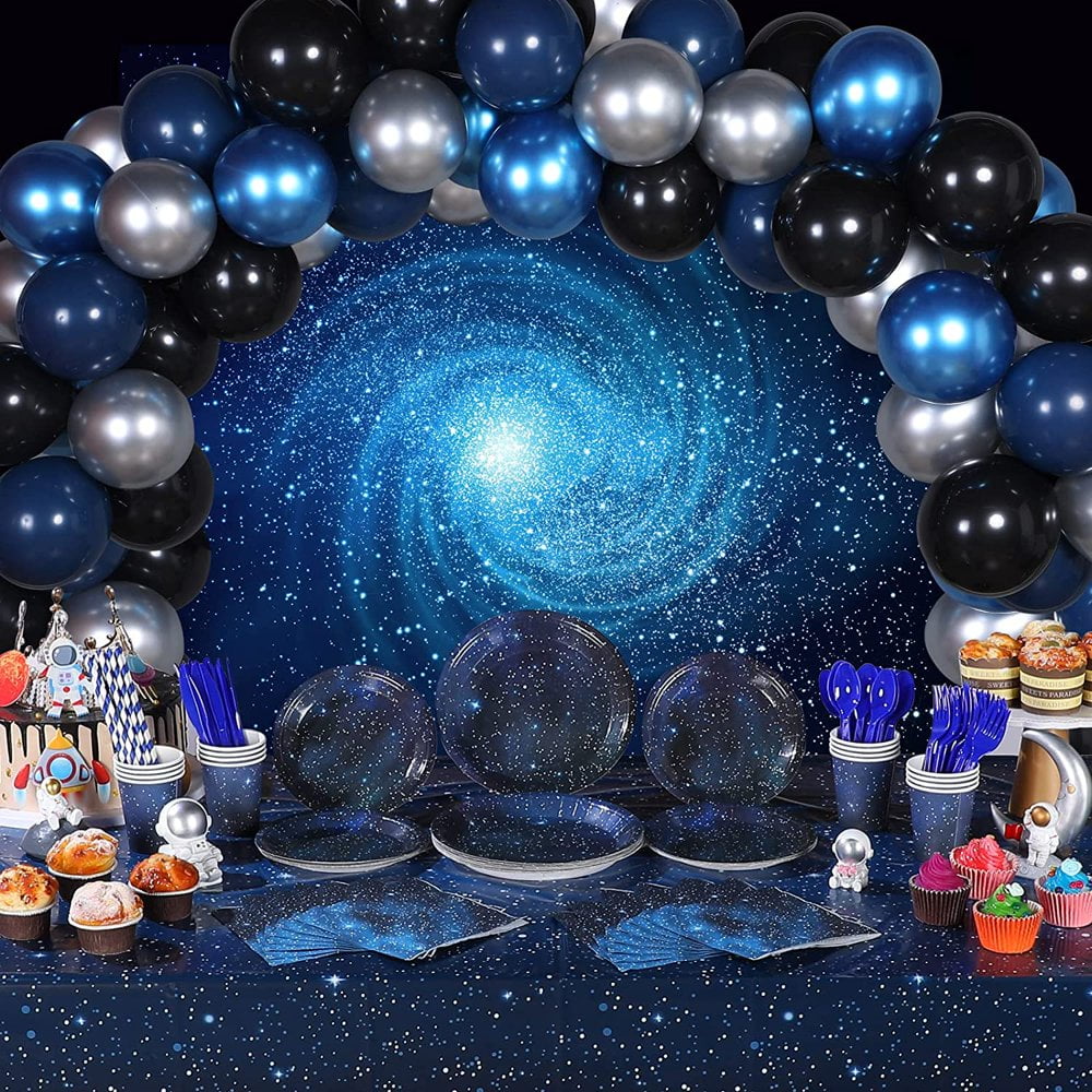 Fontien 3-Pack Galaxy Paper Lanterns - 12 Inch Constellation Party Decor For Space Themed Birthday, Room Decor - View #6