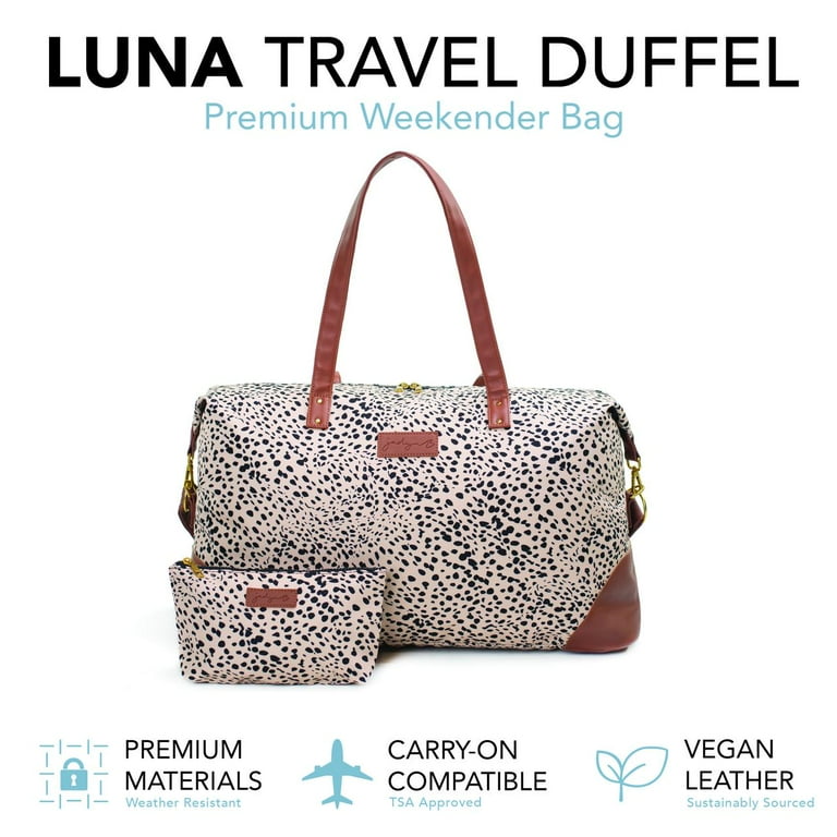 Jadyn Luna 37L Weekender and Travel Bag for Women Cheetah Spot