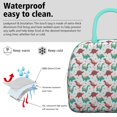 thumbnail image 3 of Womens White Cartoon Cute Dinosaurs Pattern Lunch Box for Work,Insulated Lunch Bag for Women,Loncheras Para Mujer,Leakproof Adult Lunch Bag for Work,Beach,Travel,Picnic,Camping, 3 of 7