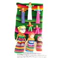 thumbnail image 1 of Grande Pochette pour Poupée Guatemalan avec Différentes Poupées, 1 of 3